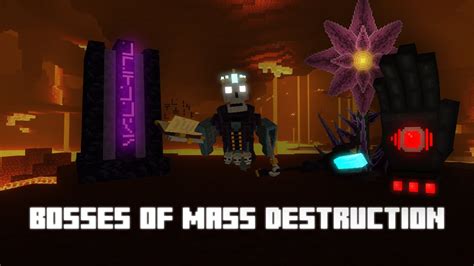 WIP mod that adds boss fights to minecraft. . Bosses of mass destruction soul star